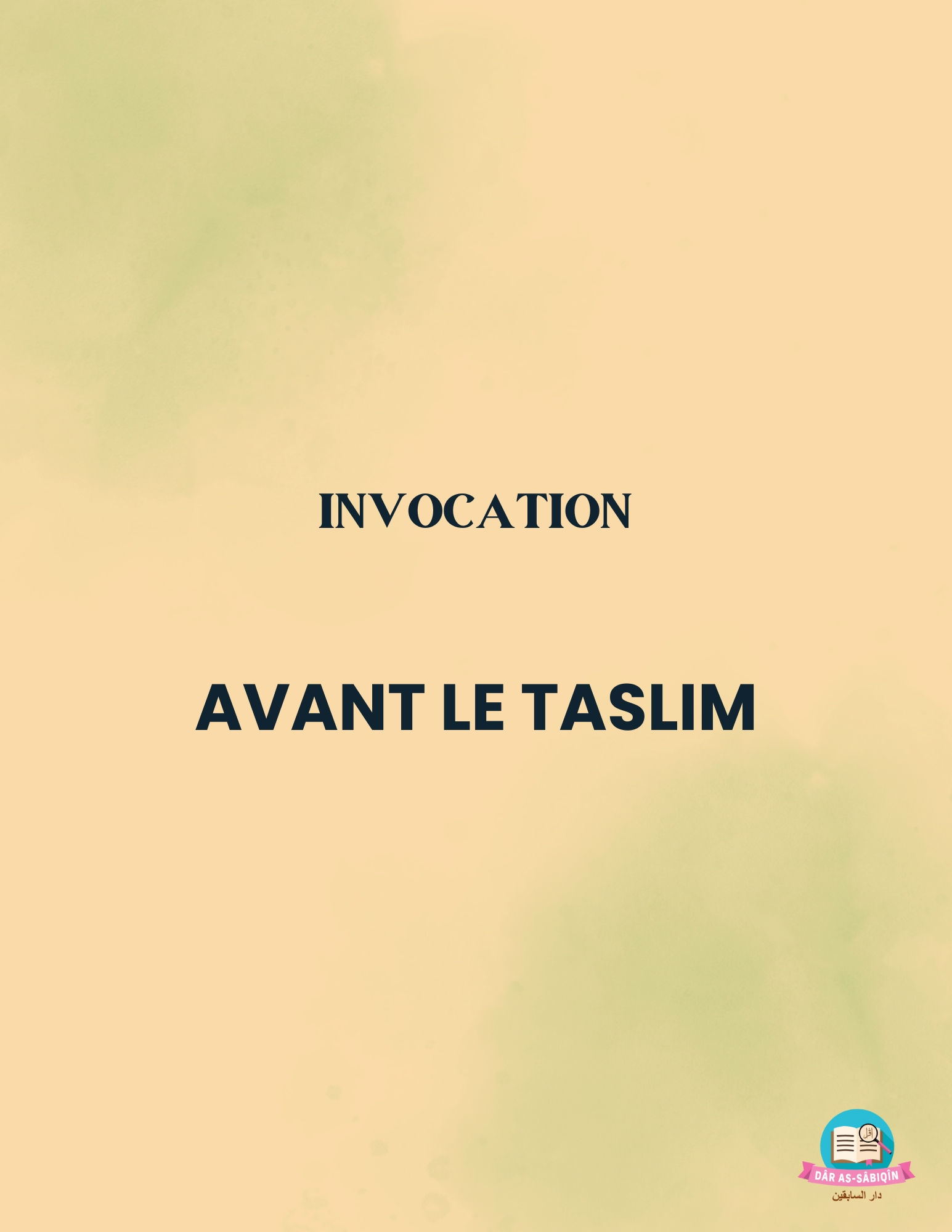 Avant le taslim